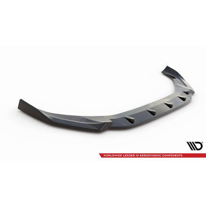 Maxton frontsplitter til Audi A4 Avant / Sedan B9 Facelift – blank sort – billede 4 af 6