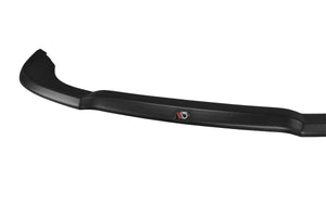 Maxton Front Splitter V.1 Audi A4 S-Line B6  - Gloss Black
