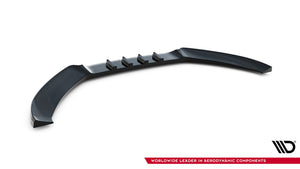 Maxton Front Splitter V.1 Audi A4 B8 - Gloss Black