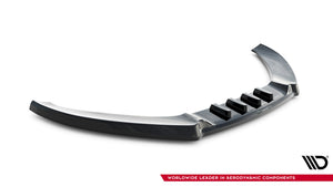 Maxton Front Splitter V.1 Audi A4 B8 - Gloss Black