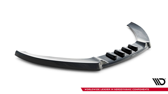 Maxton frontsplitter til Audi A4 Sedan / Avant B8 – blank sort – billede 2 af 4