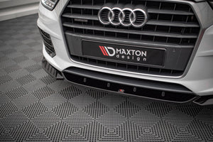 Maxton frontsplitter til Audi Q3 Sport 8U Facelift – blank sort – billede 3 af 5