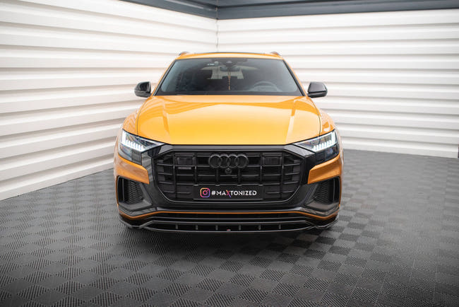Maxton Front Splitter  Audi Q8 S-Line - Gloss Black