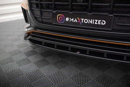Maxton frontsplitter til Audi Q8 S-line / SQ8 Mk1 – blank sort – billede 3 af 6