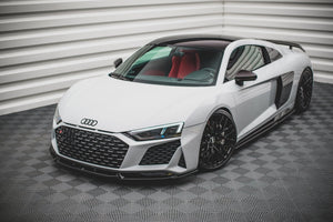 Maxton frontsplitter til Audi R8 Mk2 Facelift – blank sort – billede 1 af 6