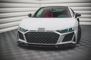 Maxton frontsplitter til Audi R8 Mk2 Facelift – blank sort – billede 2 af 6