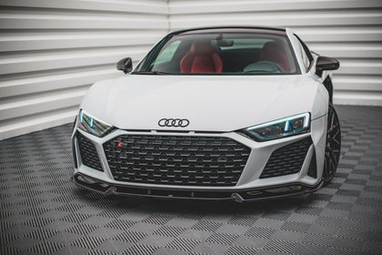 Maxton frontsplitter til Audi R8 Mk2 Facelift – blank sort – billede 2 af 6