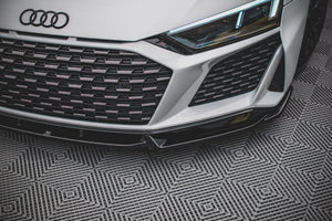 Maxton frontsplitter til Audi R8 Mk2 Facelift – blank sort – billede 3 af 6