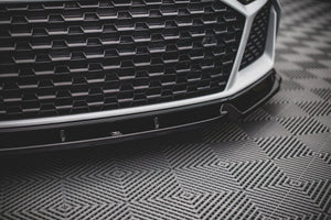 Maxton frontsplitter til Audi R8 Mk2 Facelift – blank sort – billede 4 af 6