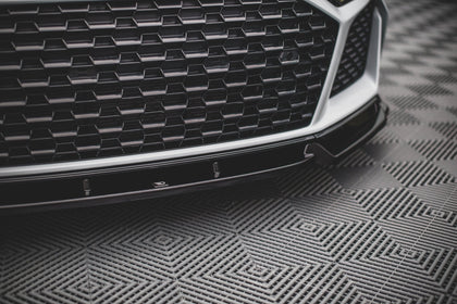 Maxton frontsplitter til Audi R8 Mk2 Facelift – blank sort – billede 4 af 6