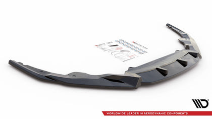 Maxton frontsplitter til Audi R8 Mk2 Facelift – blank sort – billede 5 af 6