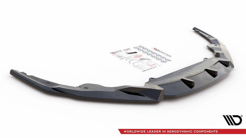 Maxton frontsplitter til Audi R8 Mk2 Facelift – blank sort – billede 5 af 6