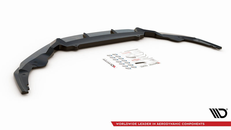 Maxton frontsplitter til Audi R8 Mk2 Facelift – blank sort – billede 6 af 6