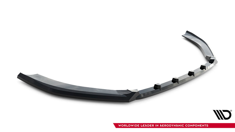 Maxton frontsplitter til Audi RS3 8V Facelift Sedan – blank sort – billede 4 af 5