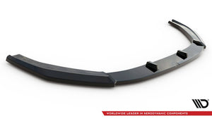 Maxton Front Splitter V.1 Audi RS4 B9 - Gloss Black