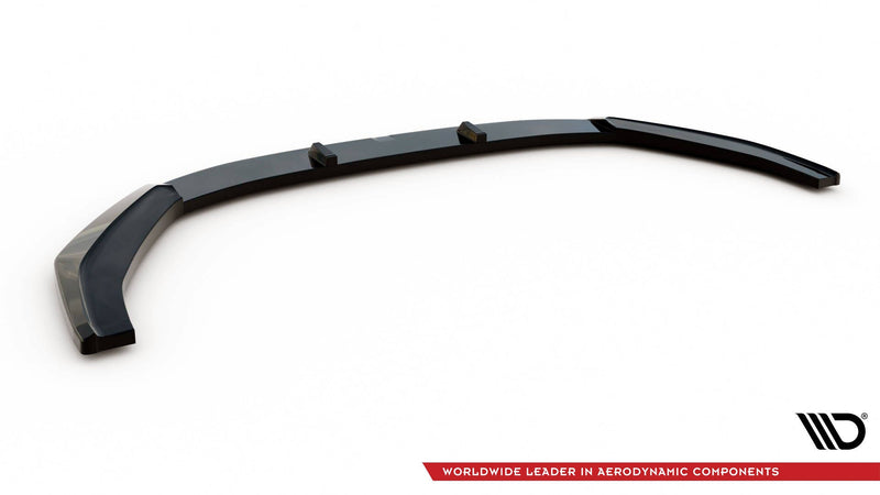 Maxton Front Splitter V.1 Audi RS4 B9 - Gloss Black