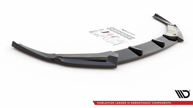Maxton Front Splitter V.1 Audi RS6 C8 / RS7 C8 - Gloss Black