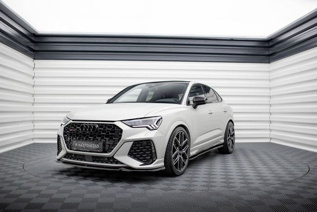 Maxton Front Splitter V.1 Audi RSq3 F3 - Gloss Black