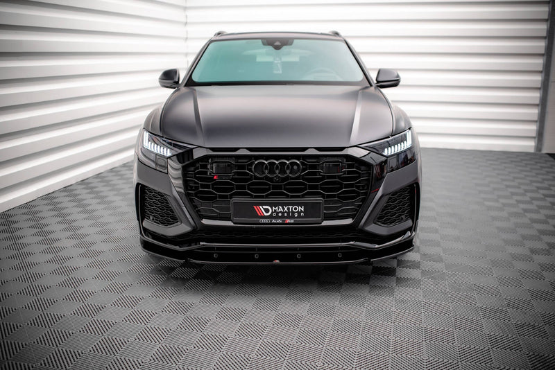 Maxton frontsplitter til Audi RSQ8 Mk1 – blank sort – billede 2 af 6