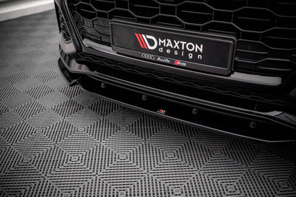 Maxton frontsplitter til Audi RSQ8 Mk1 – blank sort – billede 3 af 6