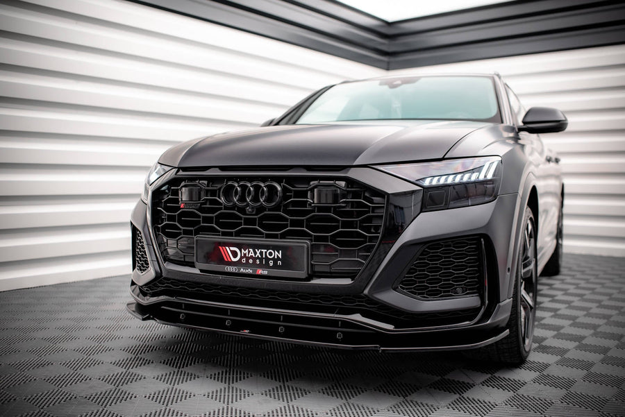 Maxton frontsplitter til Audi RSQ8 Mk1 – blank sort – billede 1 af 6