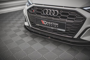 Maxton frontsplitter til Audi S3 / A3 S-Line 8Y – blank sort – billede 3 af 5