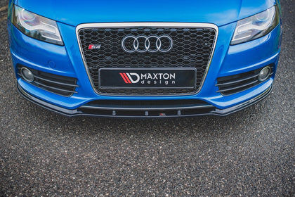 Maxton frontsplitter til Audi S4 / A4 S-Line B8 – blank sort – billede 3 af 7