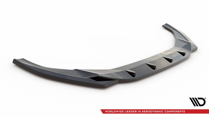 Maxton frontsplitter til Audi S5 / A5 S-Line F5 Facelift – blank sort – billede 4 af 5