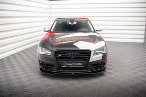 Maxton frontsplitter til Audi S8 D4 – blank sort – billede 2 af 5