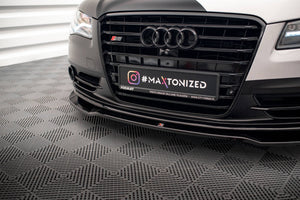 Maxton frontsplitter til Audi S8 D4 – blank sort – billede 3 af 5