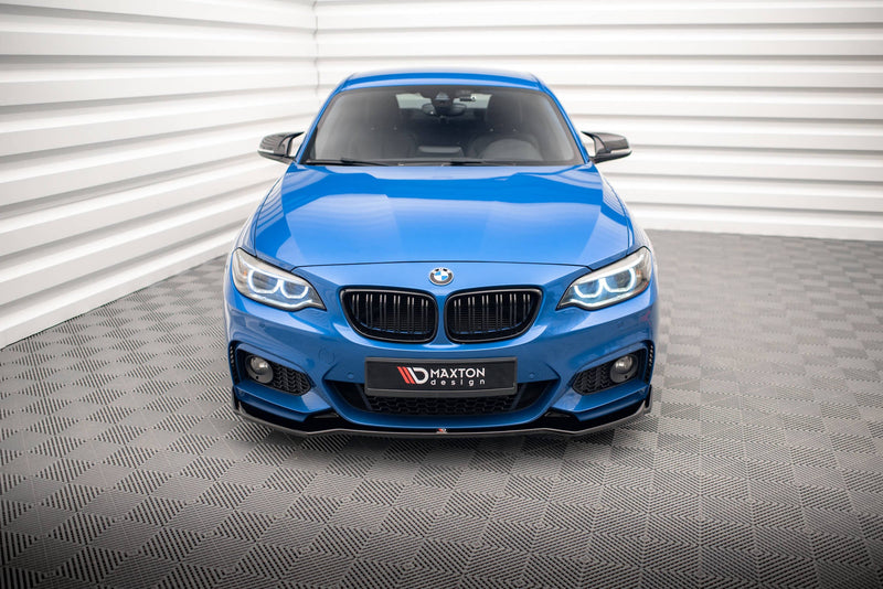 Maxton frontsplitter til BMW 2 M-Pack F22 – blank sort – billede 2 af 5