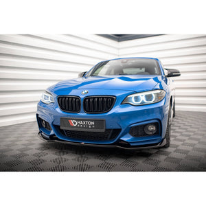 Maxton frontsplitter til BMW 2 M-Pack F22 – blank sort – billede 1 af 5