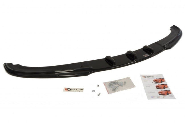 Maxton frontsplitter til BMW 3 E90 / E91 (Facelift Model) – blank sort – billede 2 af 2