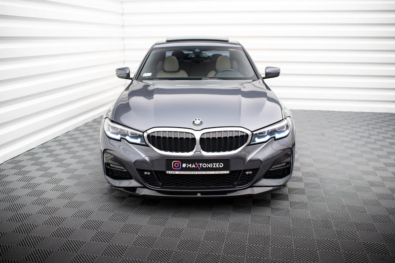 Maxton frontsplitter til BMW 3 M-Pack G20 – blank sort – billede 4 af 4