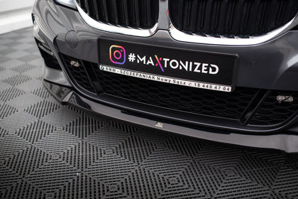 Maxton frontsplitter til BMW 3 M-Pack G20 – blank sort – billede 3 af 4
