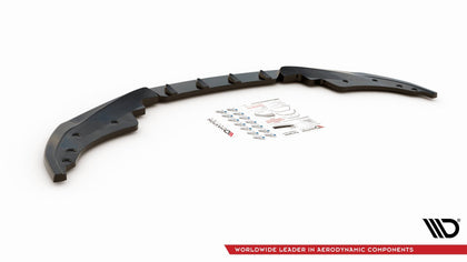Maxton frontsplitter til BMW 4 M-Pack / M440i G22 / G23 / G22 Facelift / G23 Facelift – blank sort – billede 4 af 4