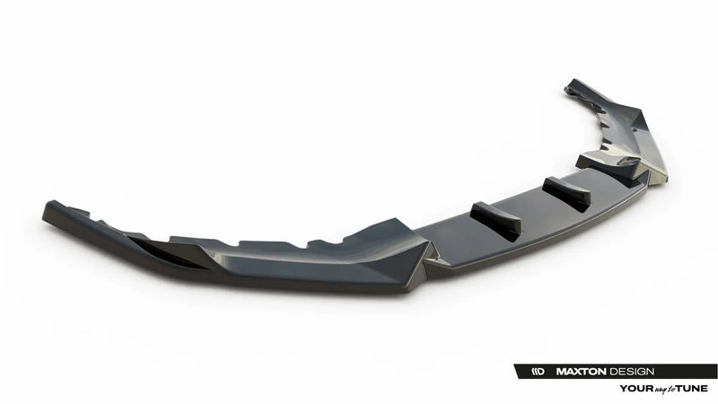 Maxton frontsplitter til BMW 5 M-Pack / M550i / M550d Sedan / Touring G30 / G31 Facelift – blank sort – billede 6 af 7