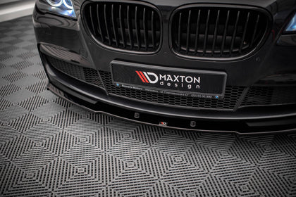 Maxton frontsplitter til BMW 7 M-Pack F01 – blank sort – billede 3 af 5