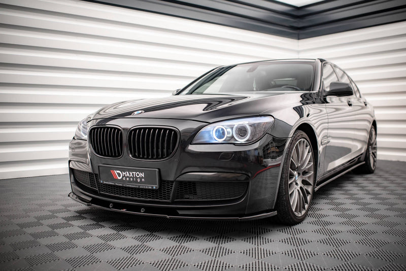 Maxton frontsplitter til BMW 7 M-Pack F01 – blank sort – billede 1 af 5