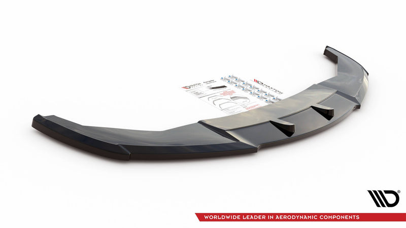 Maxton frontsplitter til BMW 7 M-Pack F01 – blank sort – billede 4 af 5