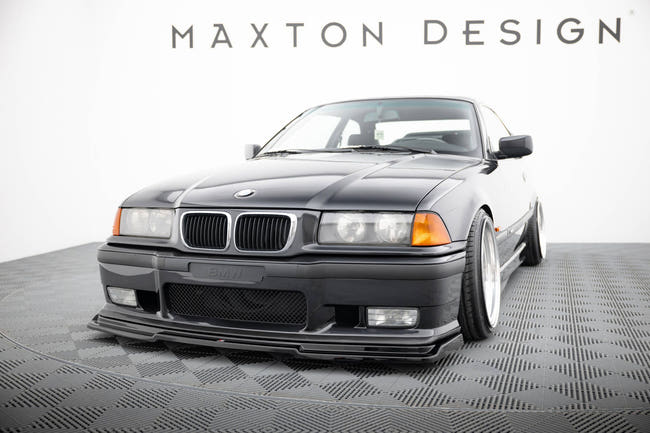 Maxton frontsplitter til BMW M3 / 3 M-Pack E36 Coupe – blank sort – billede 1 af 5