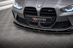 Maxton frontsplitter til BMW M3 Sedan / Touring G80 / G81 – blank sort – billede 2 af 4
