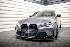 Maxton frontsplitter til BMW M3 Sedan / Touring G80 / G81 – blank sort – billede 1 af 4