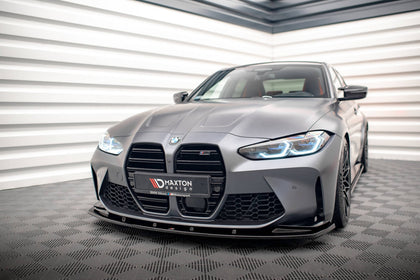 Maxton frontsplitter til BMW M3 Sedan / Touring G80 / G81 – blank sort – billede 1 af 4