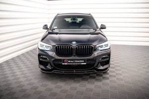 Maxton frontsplitter til BMW X3 M40d / M40i / M-Pack G01 – blank sort – billede 2 af 5