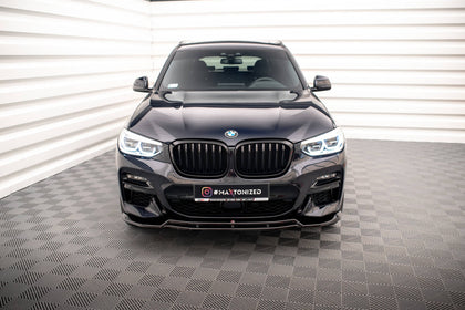 Maxton frontsplitter til BMW X3 M40d / M40i / M-Pack G01 – blank sort – billede 2 af 5