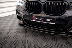 Maxton frontsplitter til BMW X3 M40d / M40i / M-Pack G01 – blank sort – billede 3 af 5