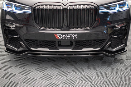 Maxton frontsplitter til BMW X7 M-Pack G07 – blank sort – billede 2 af 4