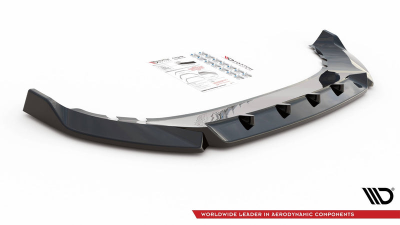 Maxton frontsplitter til Cupra Ateca Mk1 – blank sort – billede 6 af 7