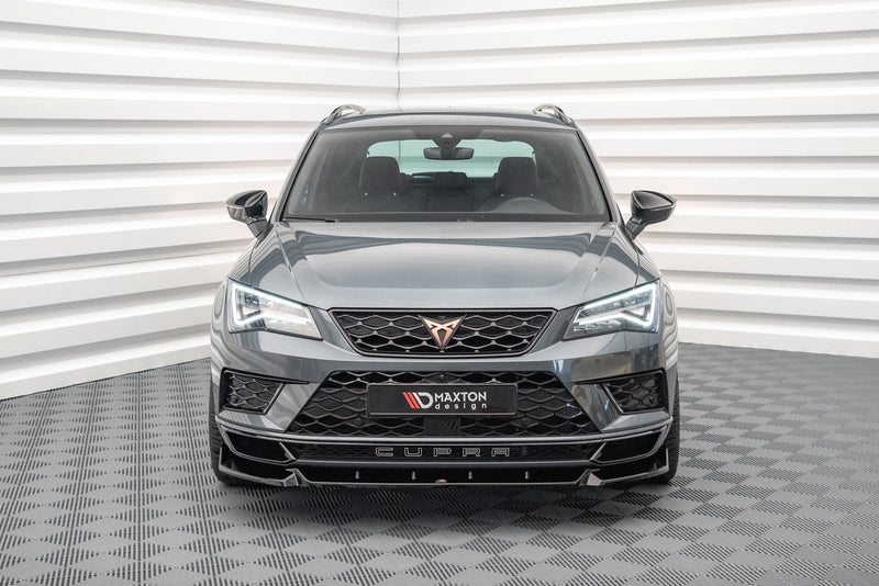 Maxton frontsplitter til Cupra Ateca Mk1 – blank sort – billede 2 af 7